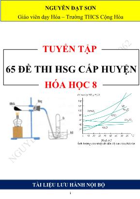 Tuyển tập 65 đề thi học sinh giỏi cấp huyện Hóa học 8 - Nguyễn Đạt Sơn